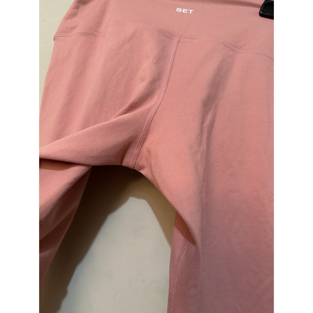 Set Active "Baked" Pink FormCloud Cloud Parke Pipe It Up Bra S Leggings M Set - Picture 12 of 13